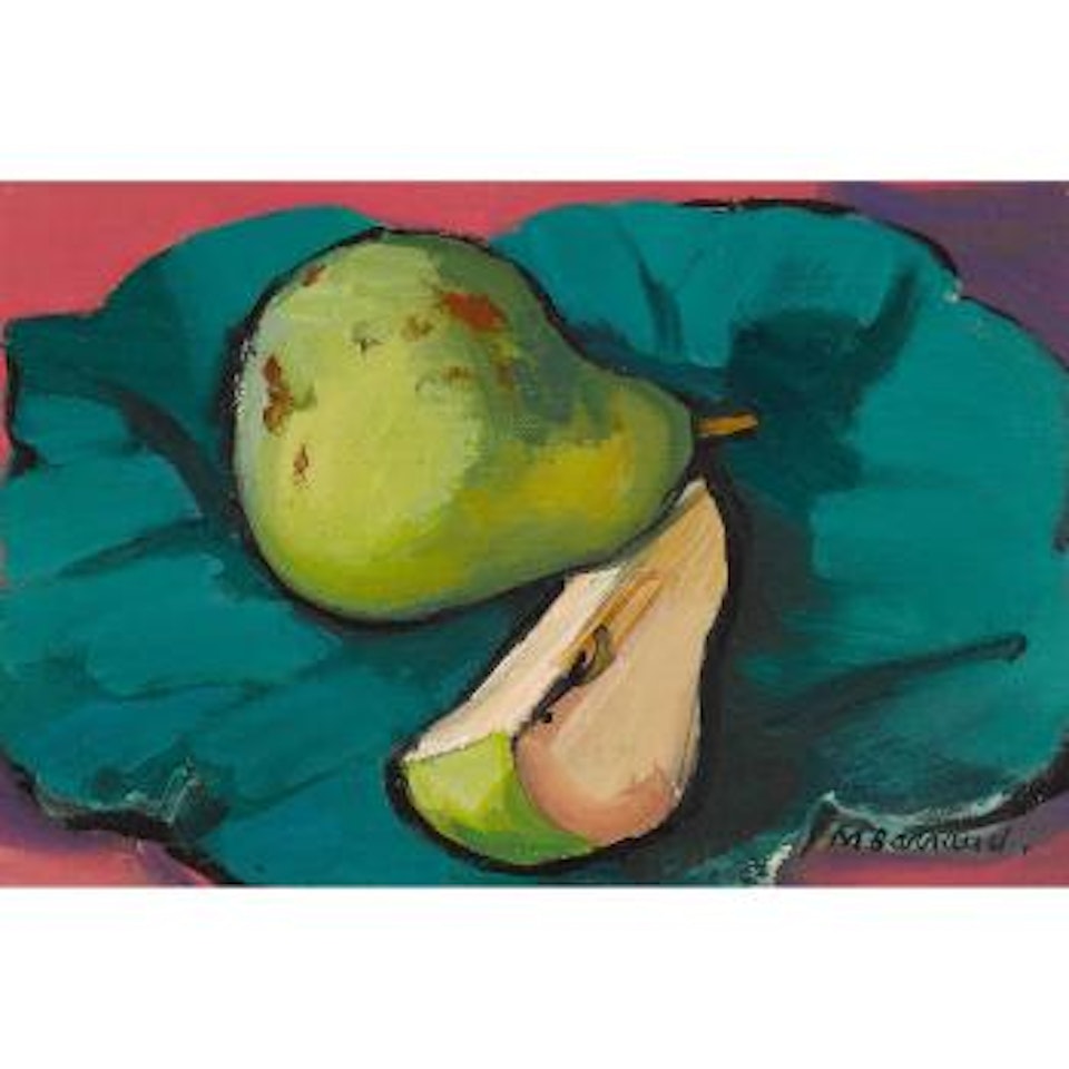 Nature morte avec poires. by Maurice Barraud