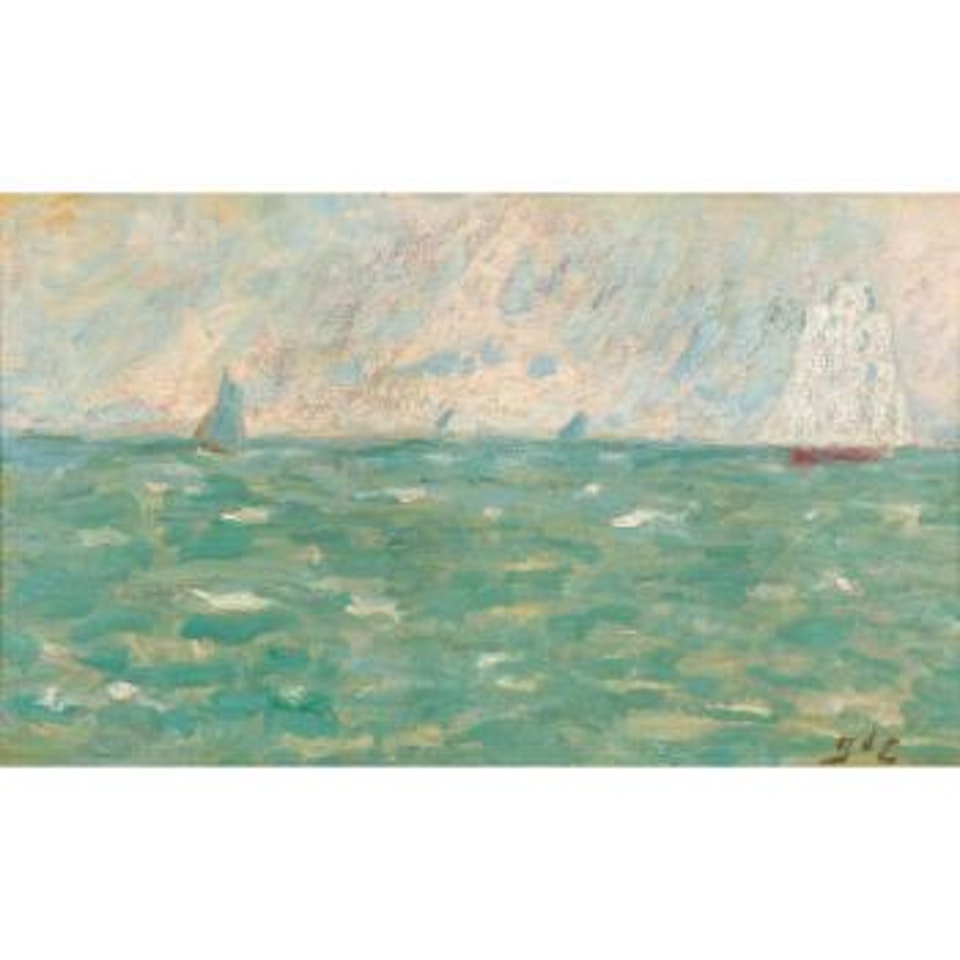 Segler auf offener See. by Georges d’Espagnat