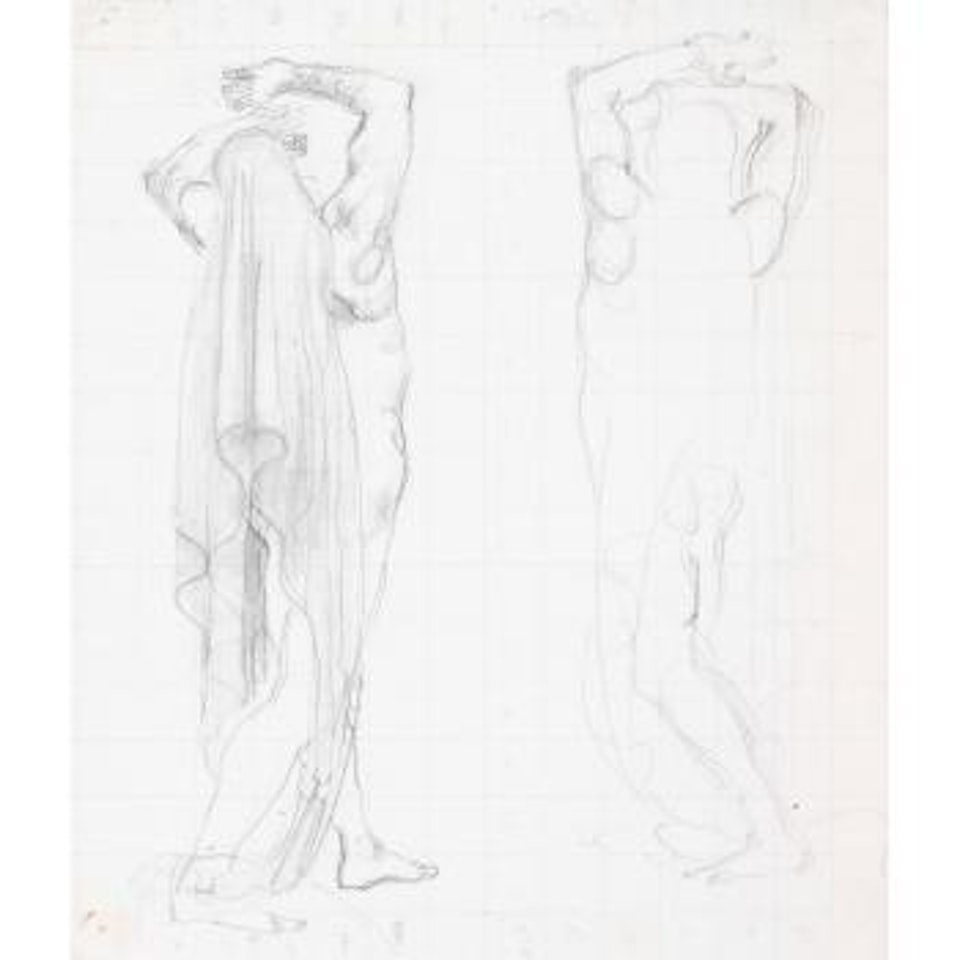 Studie zu Blick in die Unendlichkeit. by Ferdinand Hodler