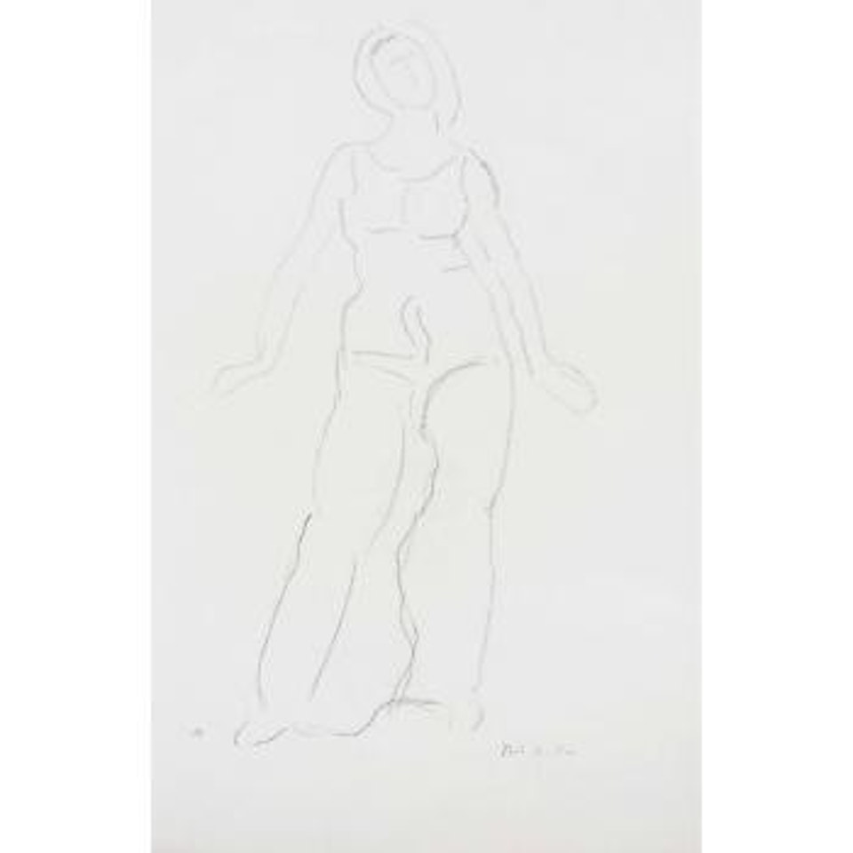 Studie zu Blick in die Unendlichkeit. by Ferdinand Hodler
