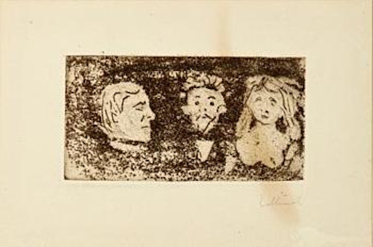 Vignett: Overraskelse by Edvard Munch