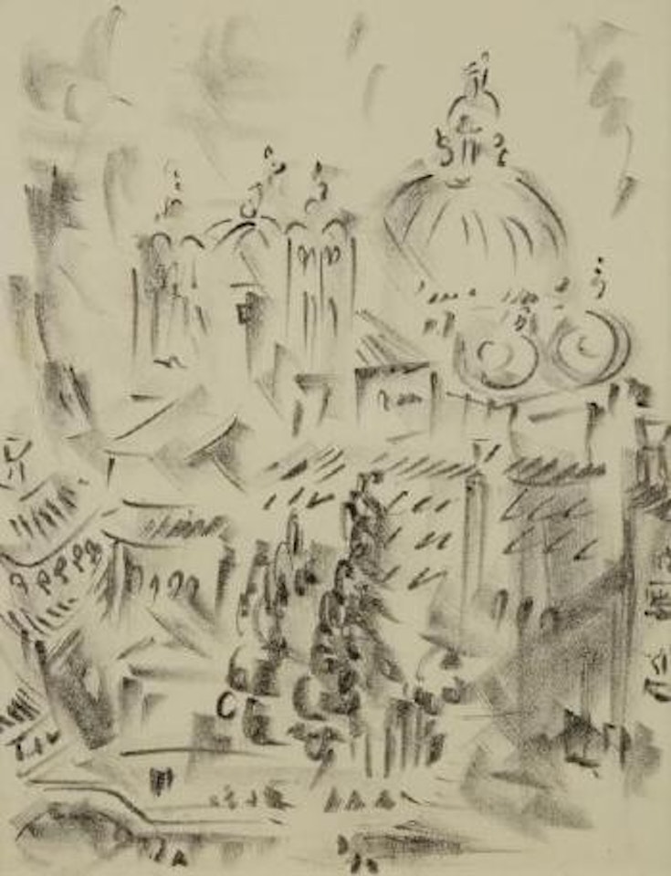 Projet pour l'album Voyage à Venise by André Masson