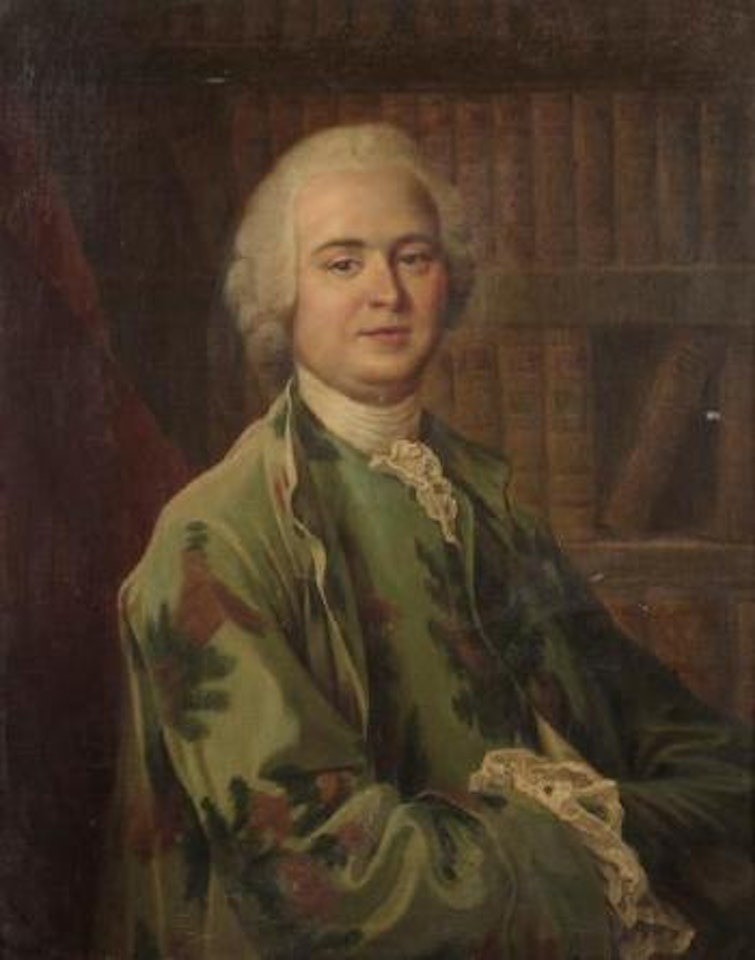 Portrait de Monsieur Jean François de La Harpe by Francois Hubert Drouais