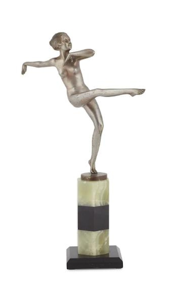 Naked dancing girl by Josef Lorenzl
