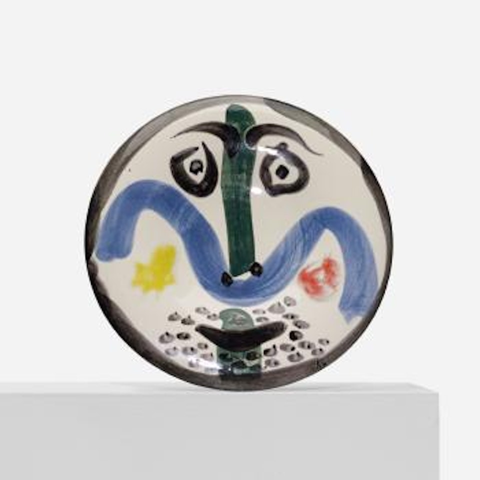 Face No. 130 plate by Pablo Picasso