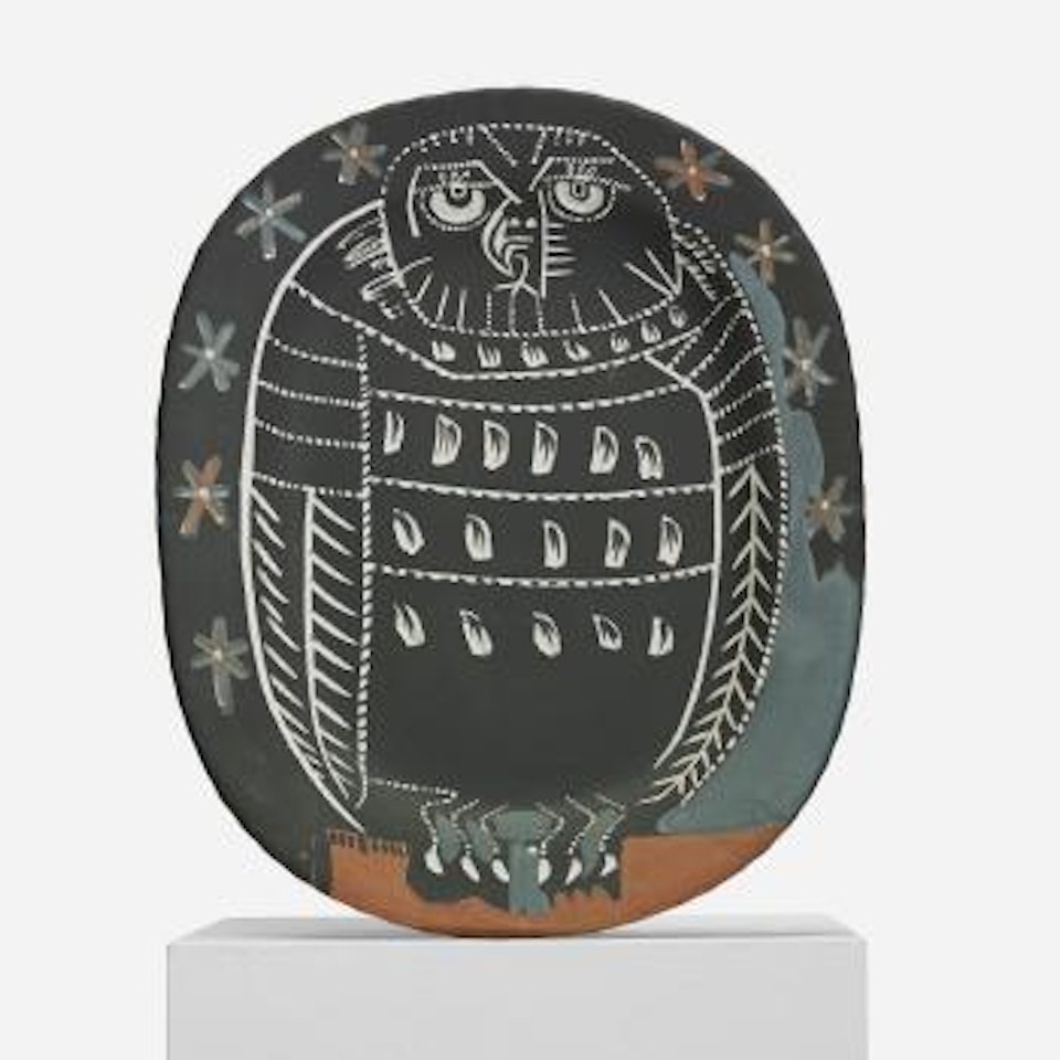 Mat Owl Platter by Pablo Picasso