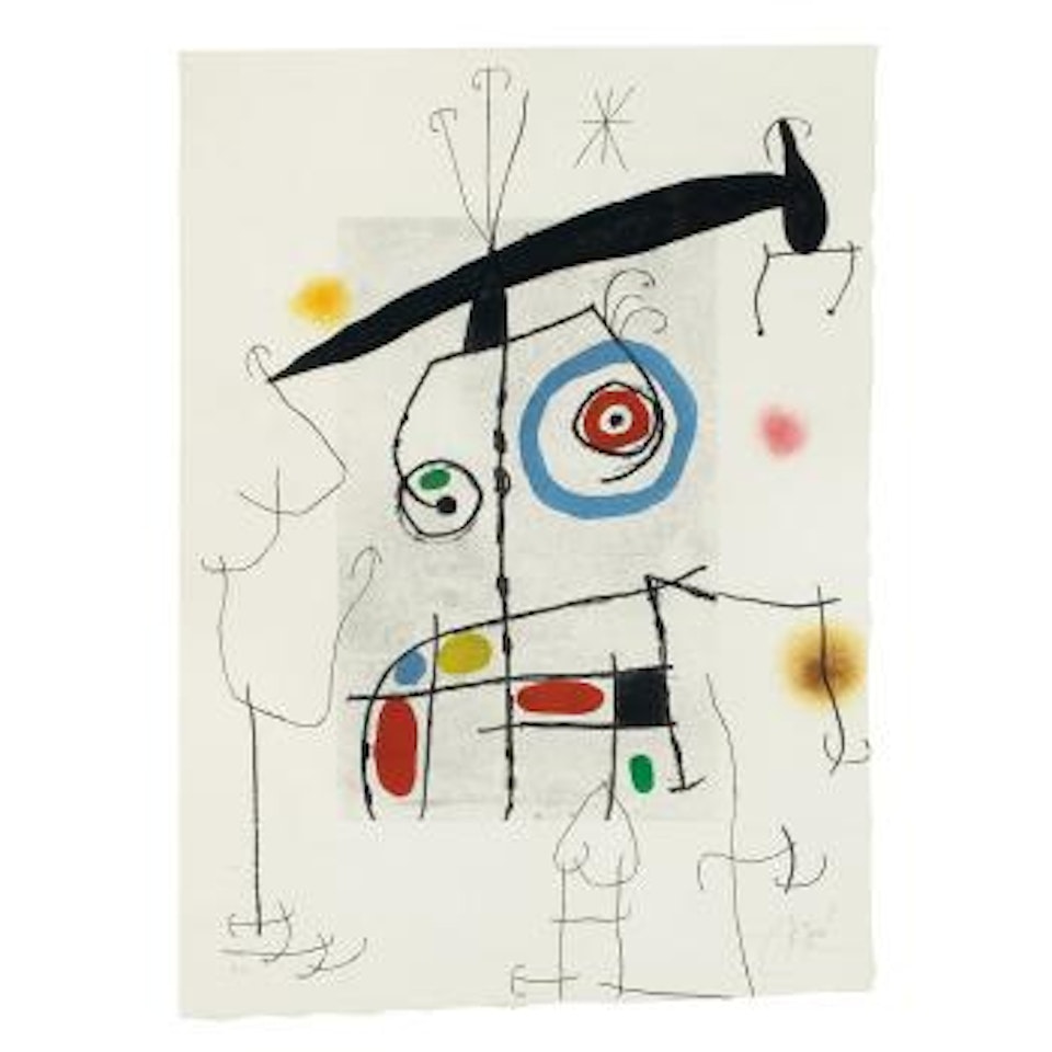 L'homme au balancier (D. 507) by Joan Miró