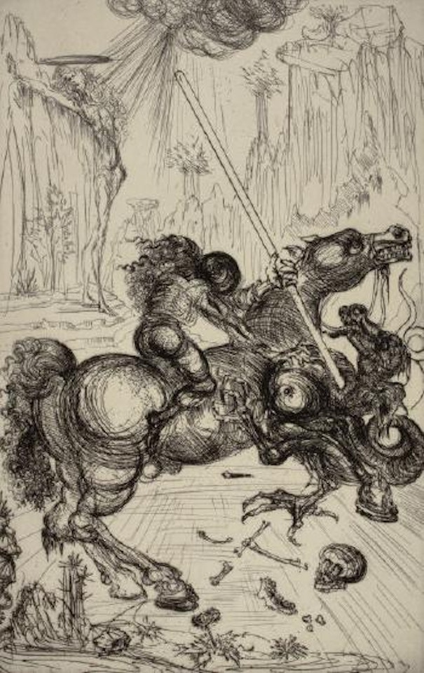 St. George and the Dragon by Salvador Dali