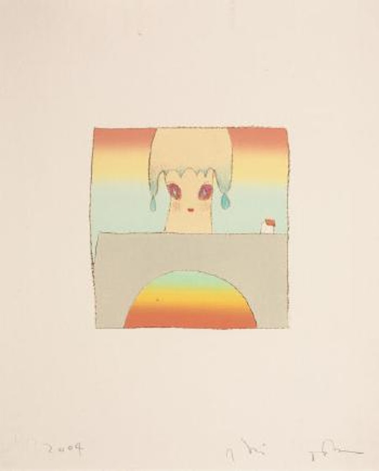 Over the rainbow by Yoshitomo Nara
