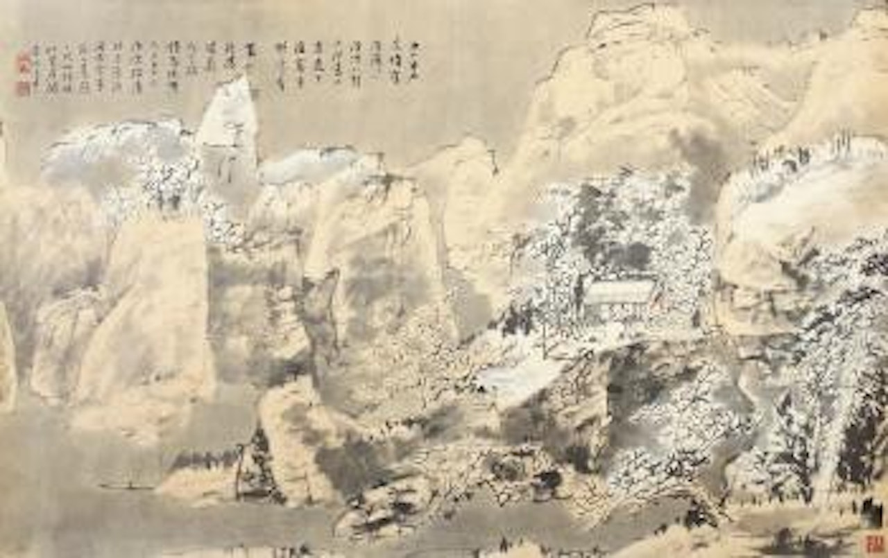 Landscape by Jiang Zhaoshen