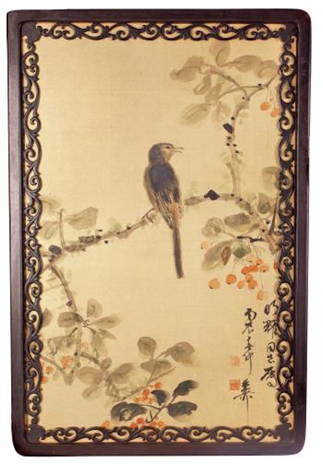 Bird And Flowers by Xie Zhiliu