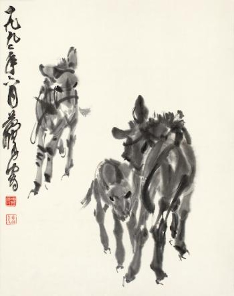 Donkeys by Huang Zhou
