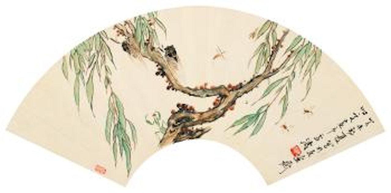 Cicada And Weeping Willow by Wang Xuetao