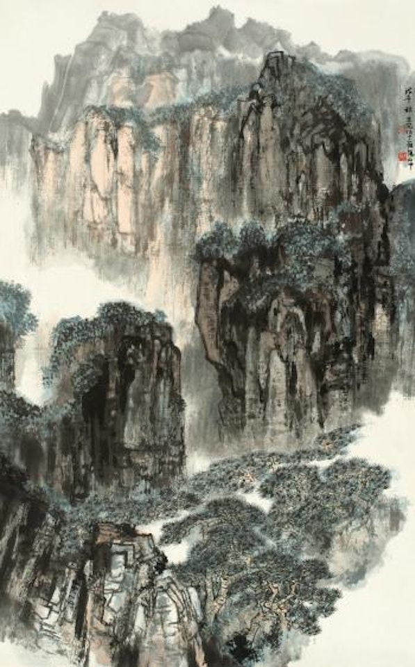 Landscape by Liu Danzhai