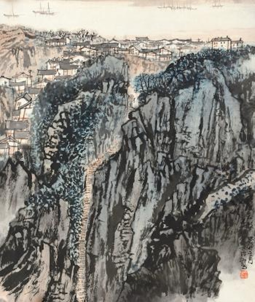 Landscape by Song Wenzhi