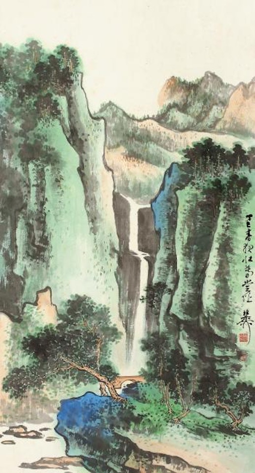 Landscape by Xie Zhiliu