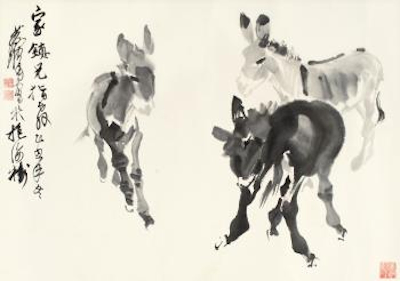 Donkeys by Huang Zhou