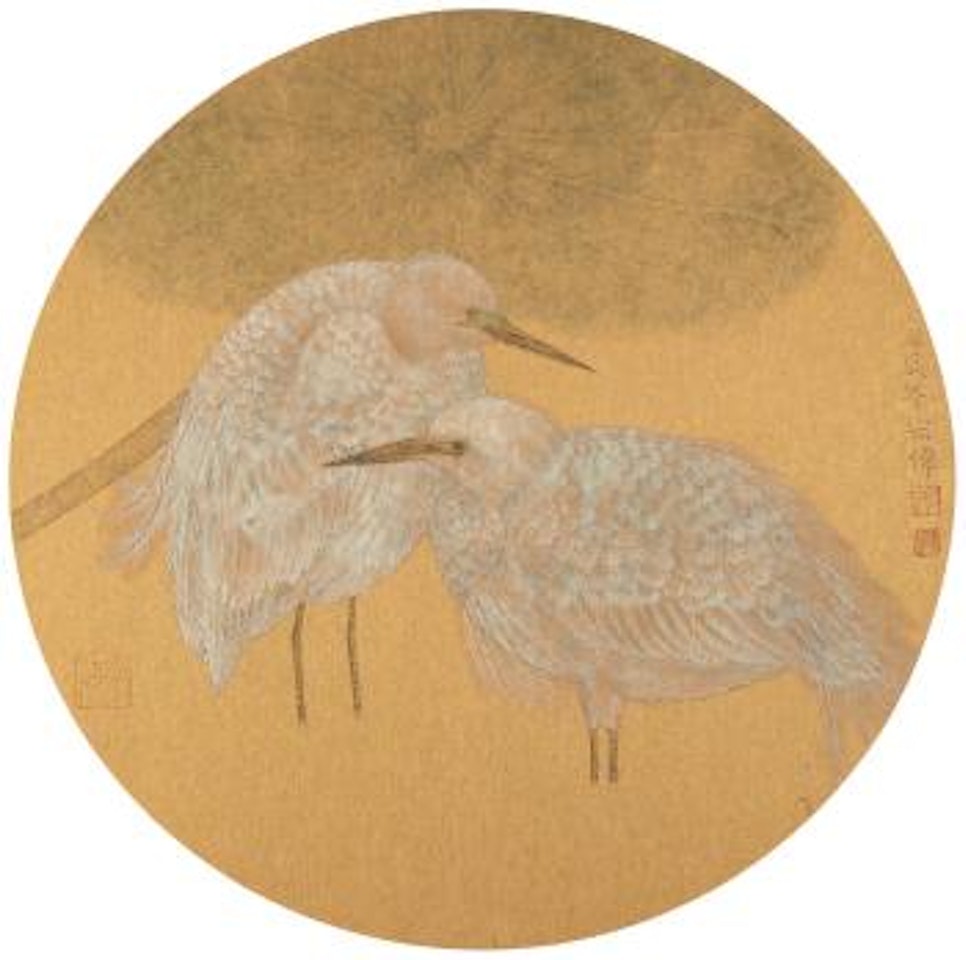 Egret by Jiang Hongwei