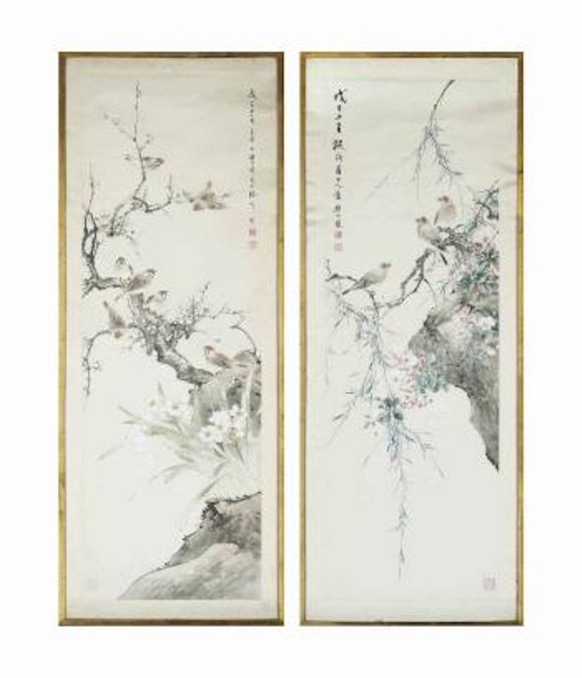 Bird and Flower Paintings by Yan Bolong