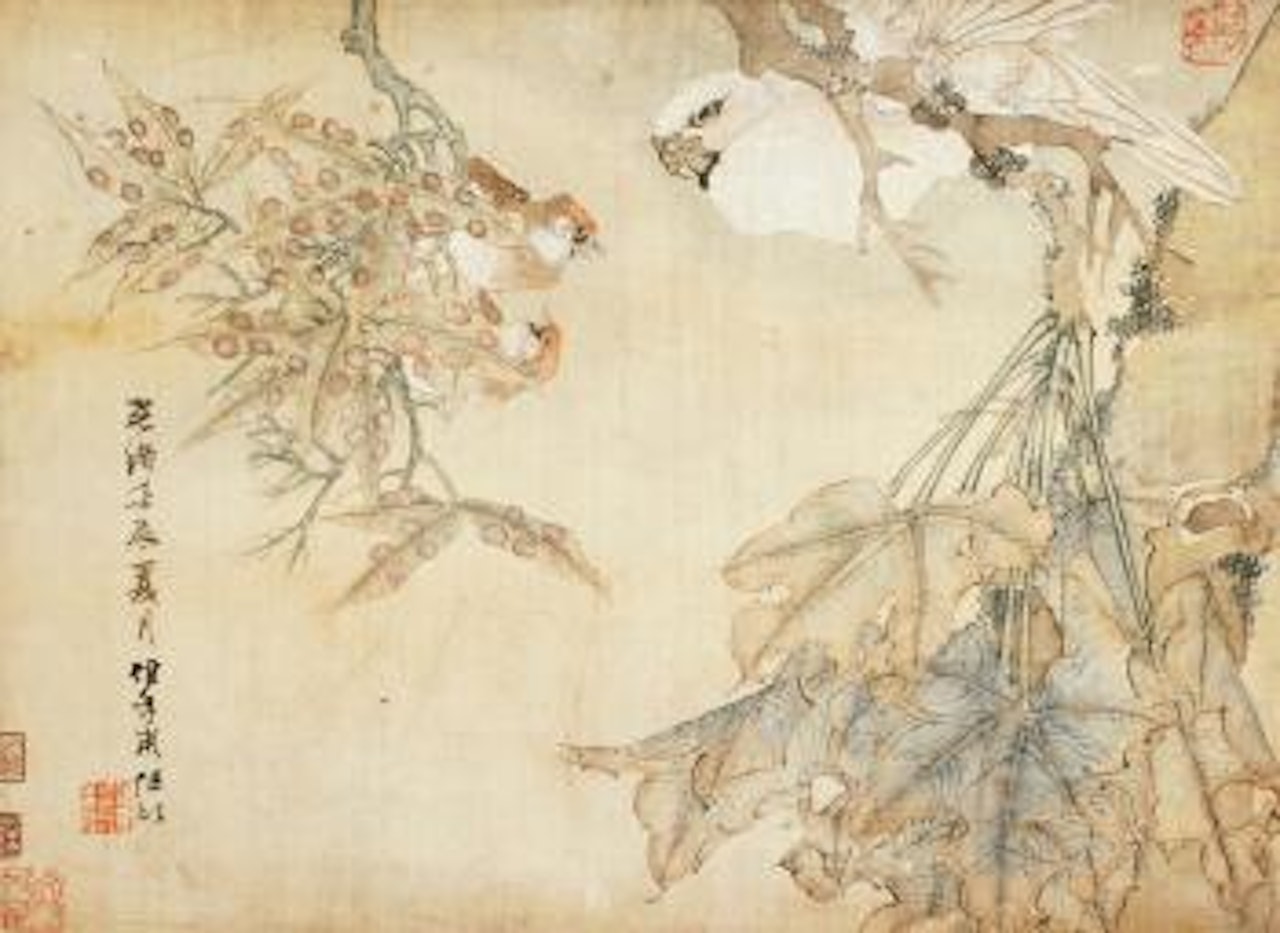 Birds And Flowers by Ren Bonian