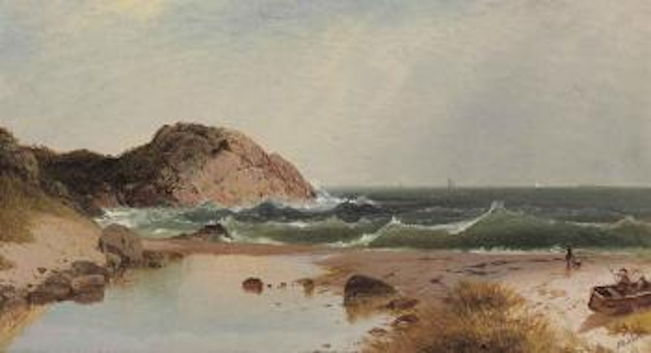 Beach Scene at Eagle Rock, Manchester-by-the-Sea by John Frederick Kensett