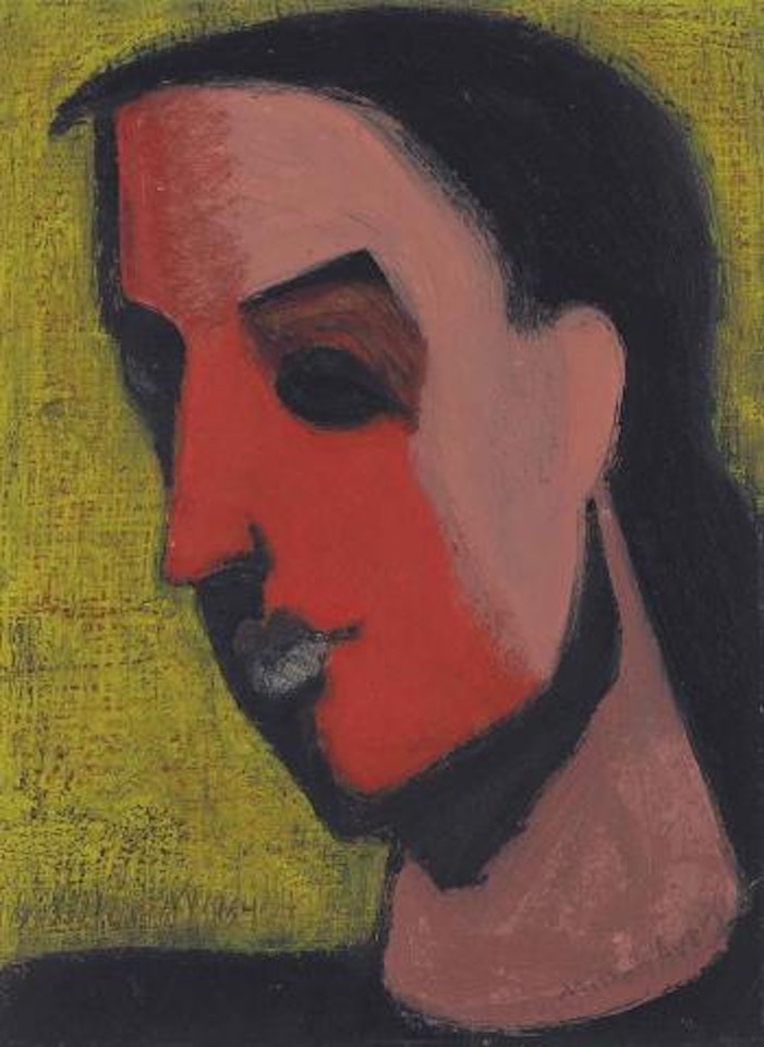 Untitled (Head of Woman) by Milton Avery