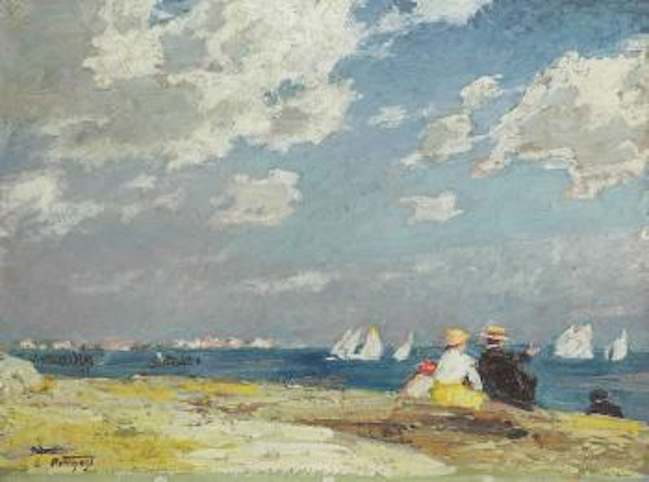Sailboats by Edward Henry Potthast