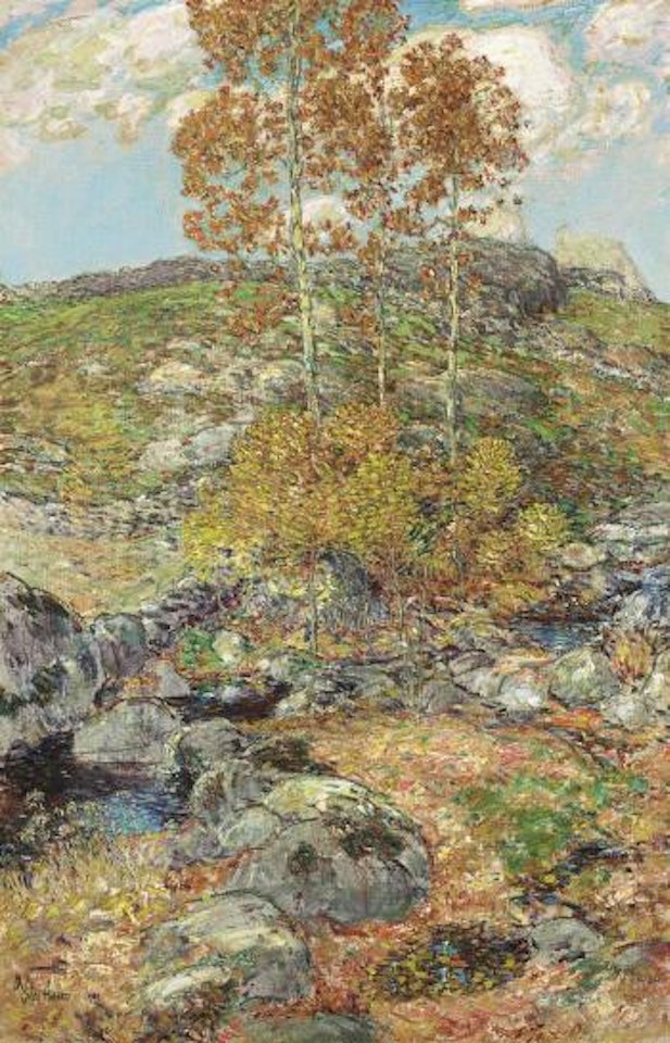 October Gold by Childe Hassam