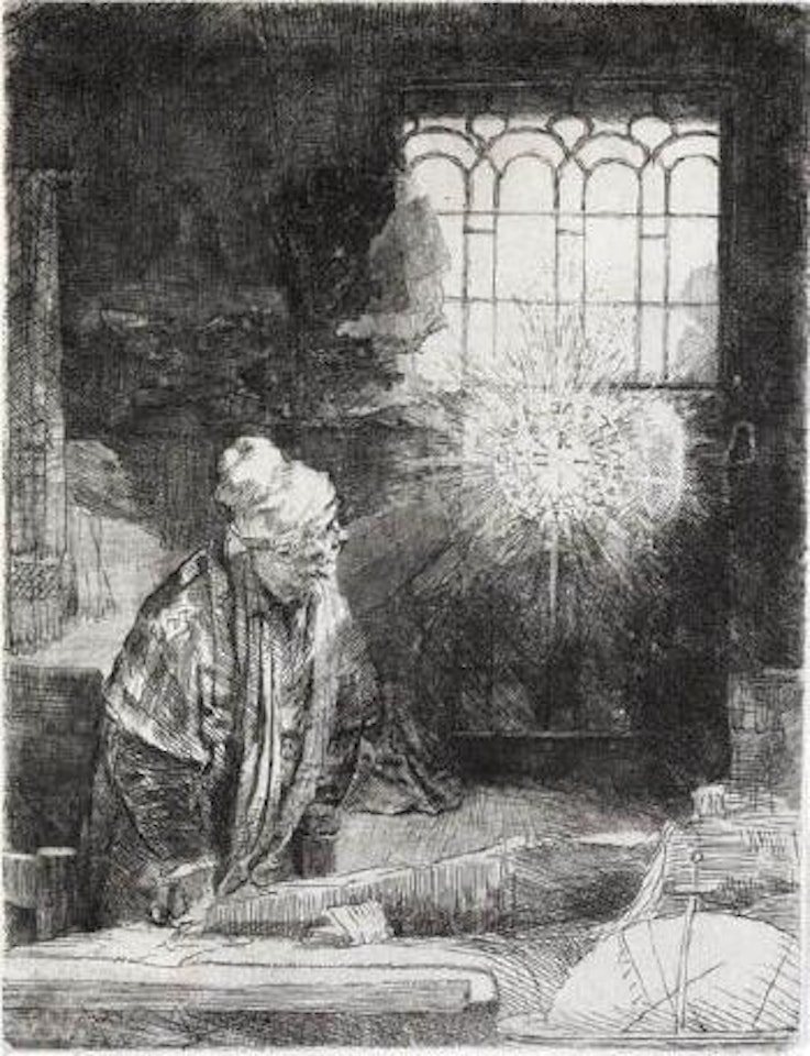 Faust by Attributed to Rembrandt Harmensz van Rijn