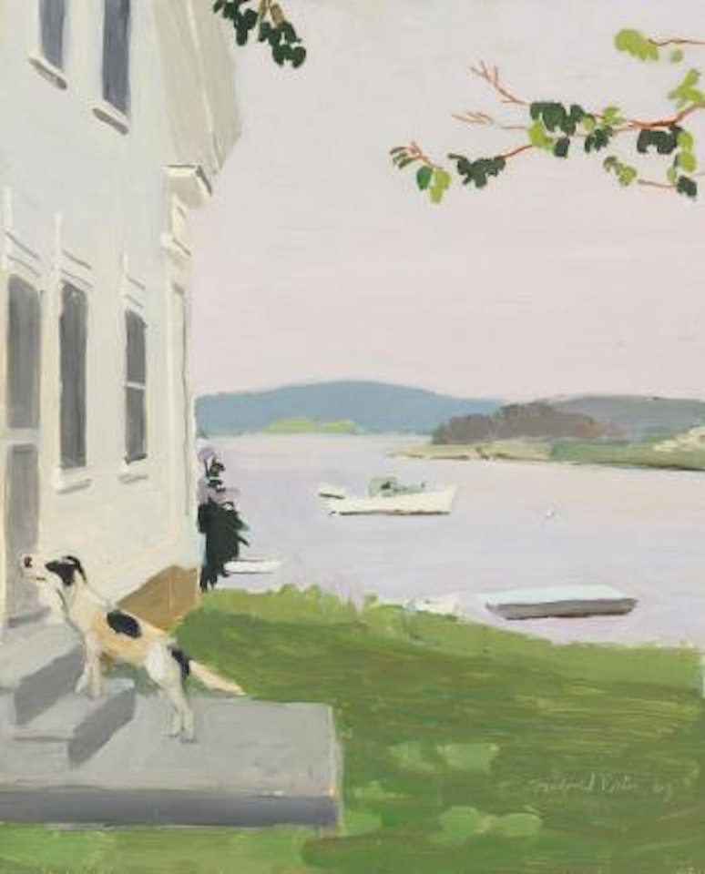 The Dog At The Door by Fairfield Porter