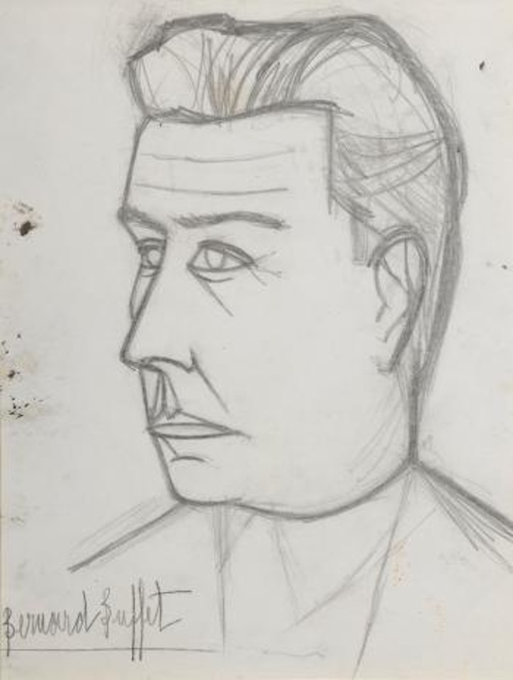 Portrait de Jacques Duhamel by Bernard Buffet