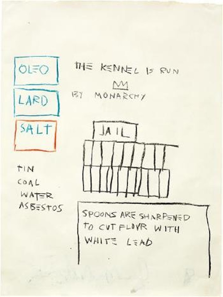 Untitled (Jail) by Jean-Michel Basquiat