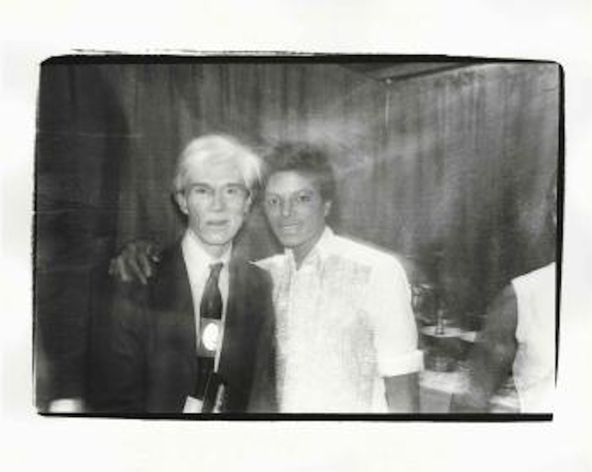 Andy and Michael Jackson by Andy Warhol
