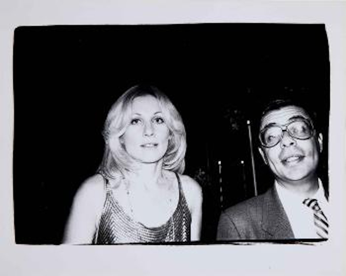 Jane Holzer and Bob Colacello by Andy Warhol