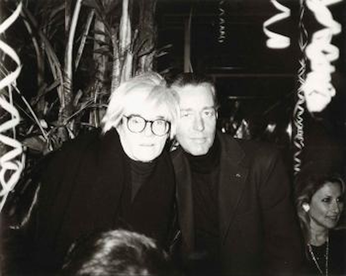 Andy and Halston by Andy Warhol
