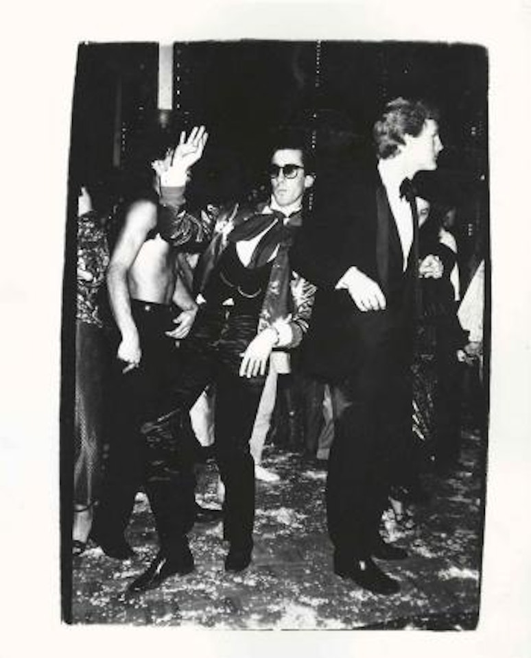 James Curley Mellon Dancing at Studio 54 by Andy Warhol