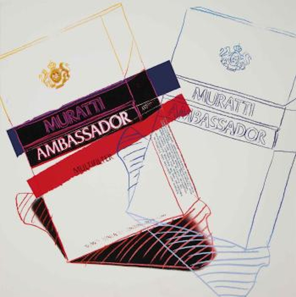 Muratti Ambassador Cigarettes by Andy Warhol