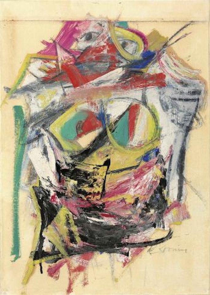 Woman (Blue Eyes) by Willem de Kooning