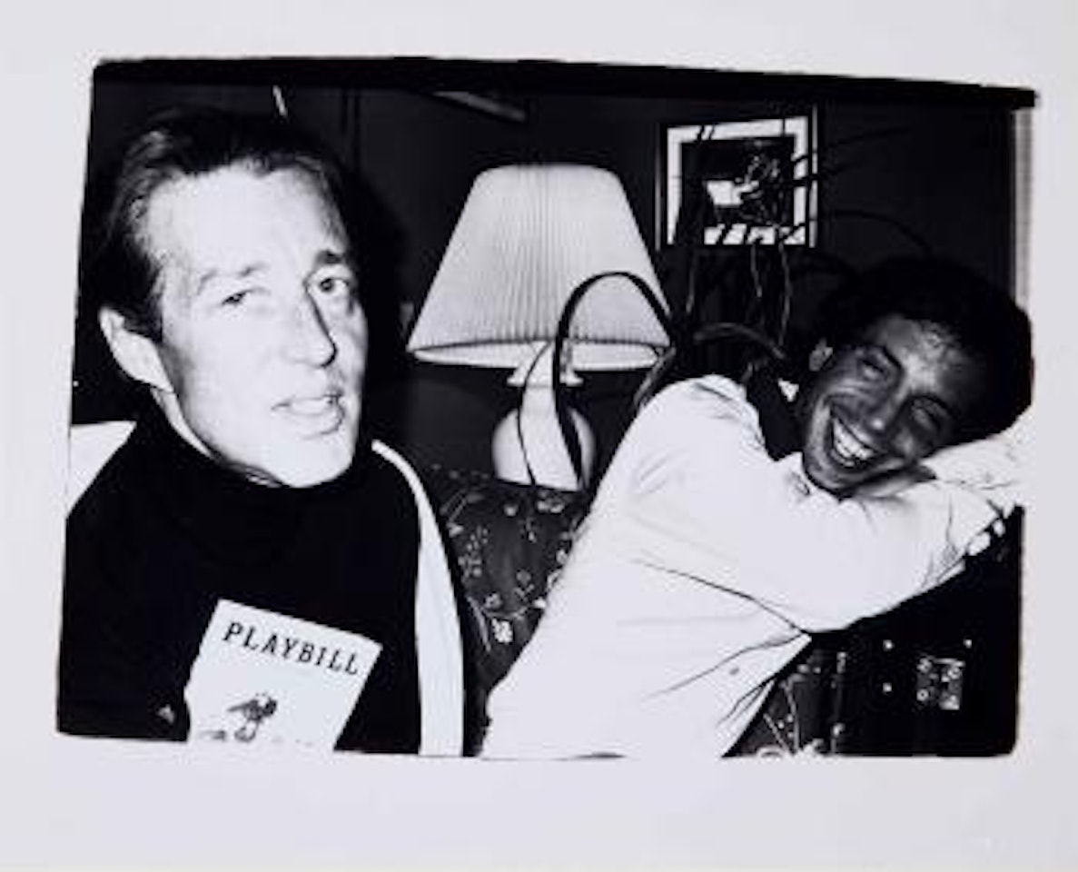 Halston and Steve Rubell by Andy Warhol