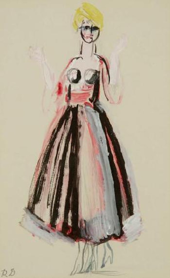 Étude de robe pour Paul Poiret by Raoul Dufy