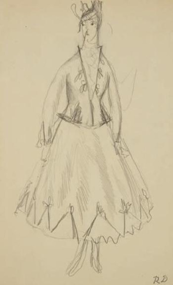 Étude de robe pour Paul Poiret by Raoul Dufy
