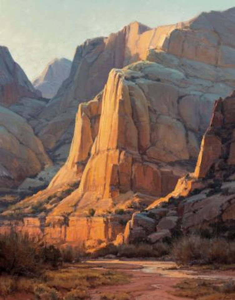Sunset, Capital Reef by Clyde Aspevig