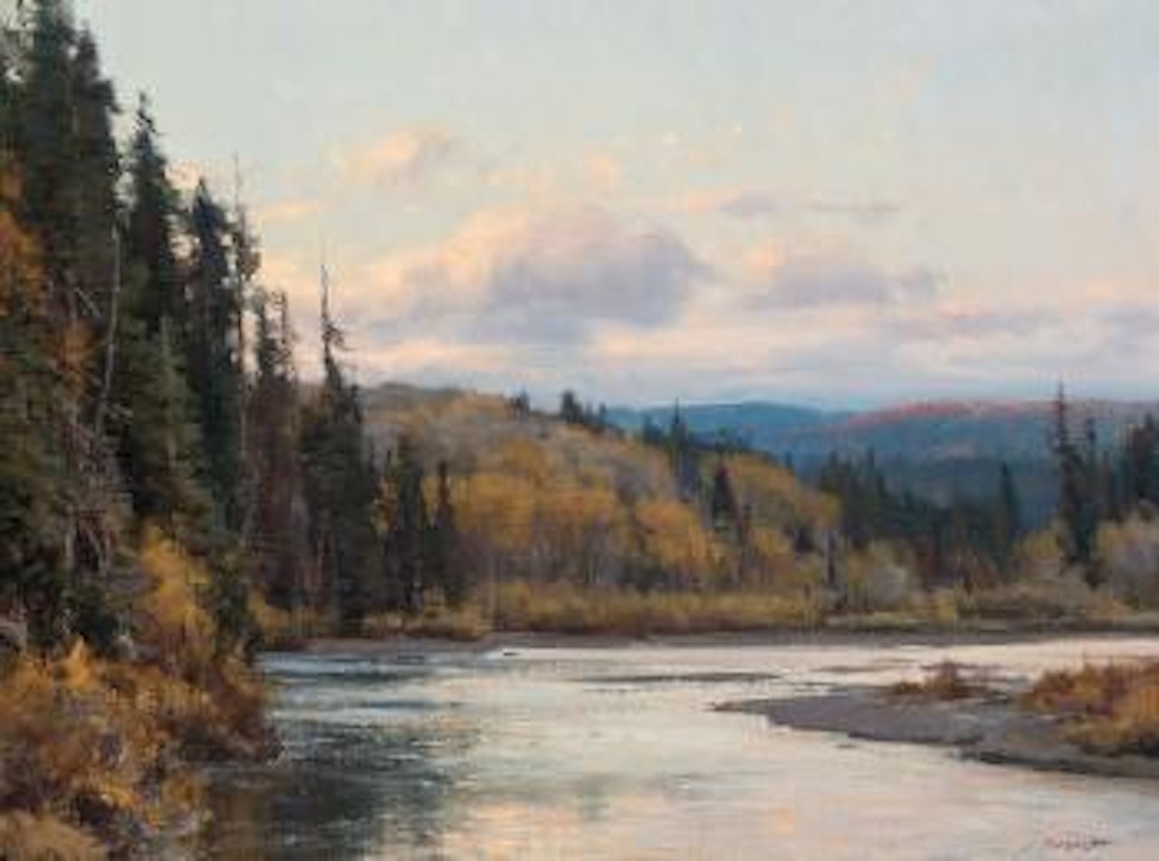 Northfork of the Flathead by Clyde Aspevig