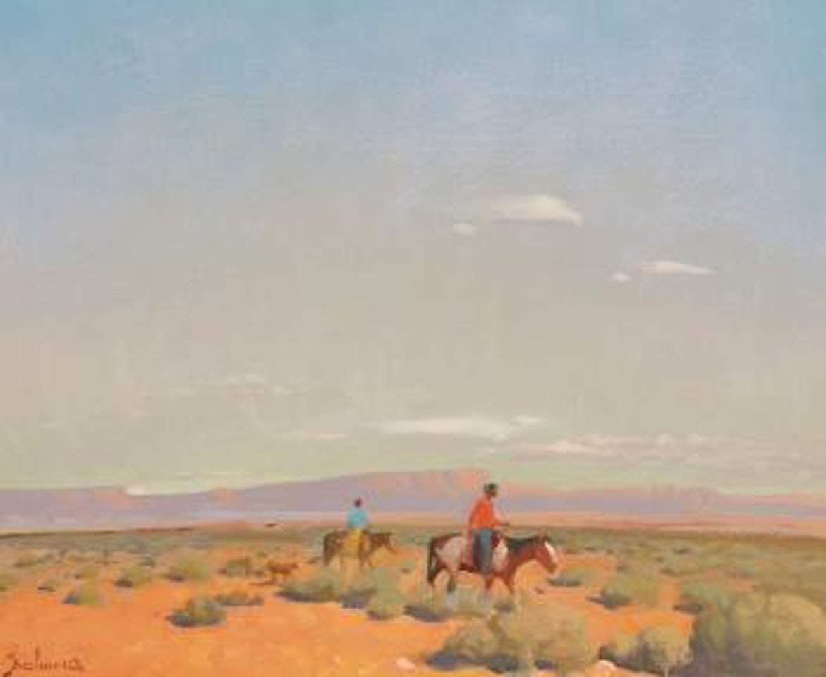 Desert riders by Gerard Curtis Delano