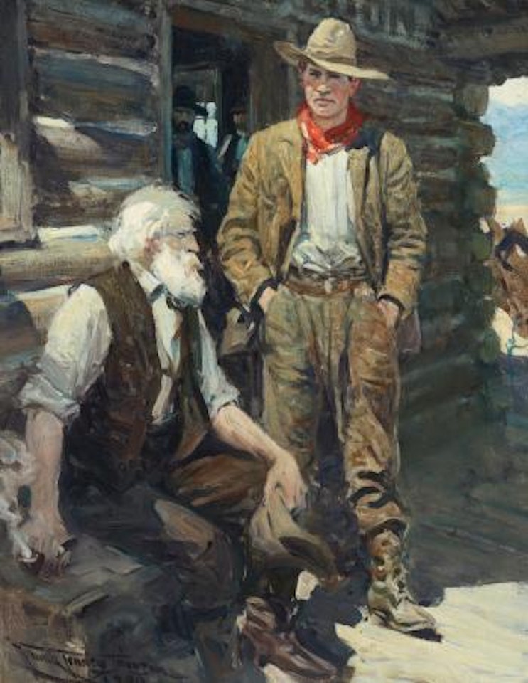 The Old Timer by Frank Tenney Johnson