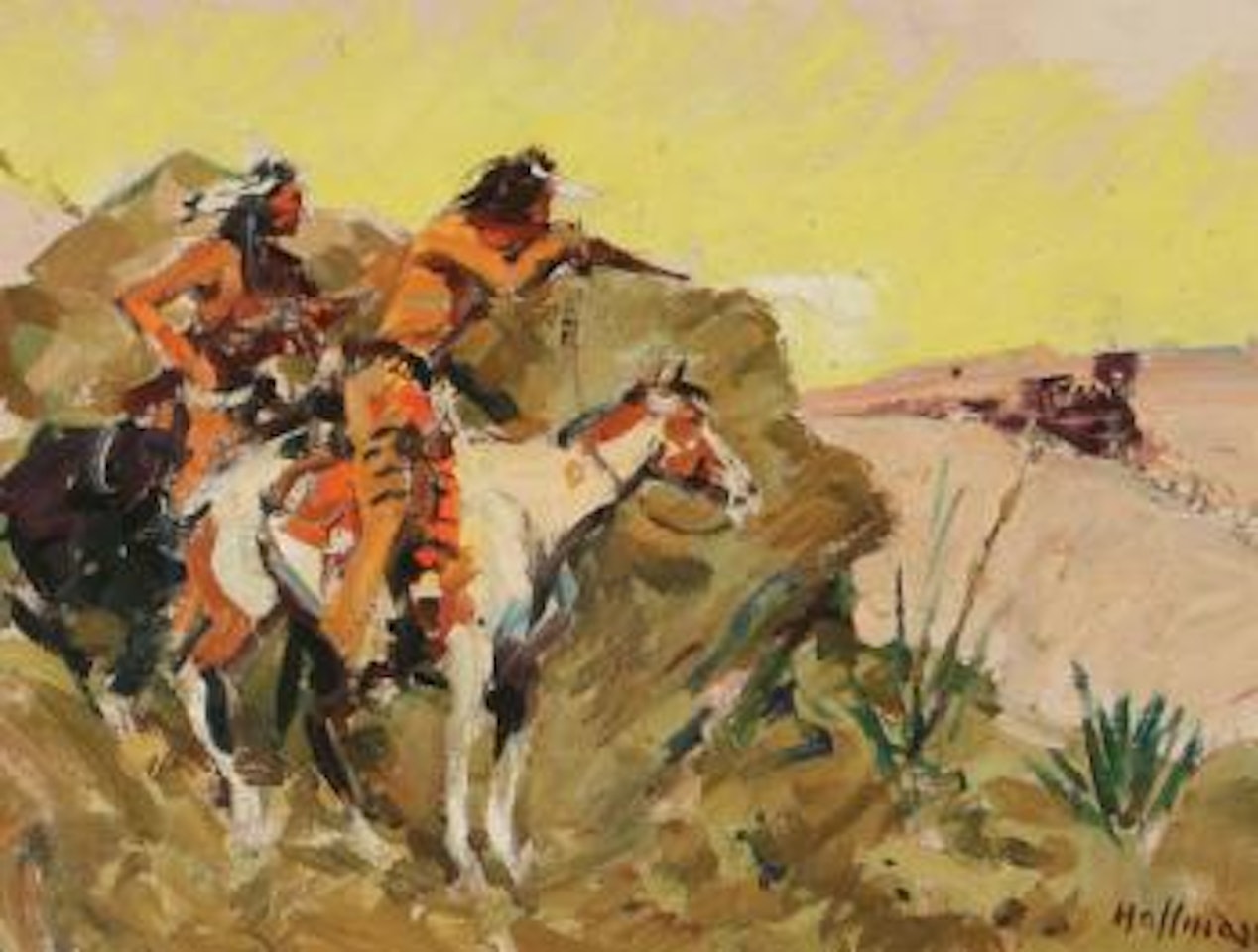 Study for building the Union Pacific by Frank B. Hoffman