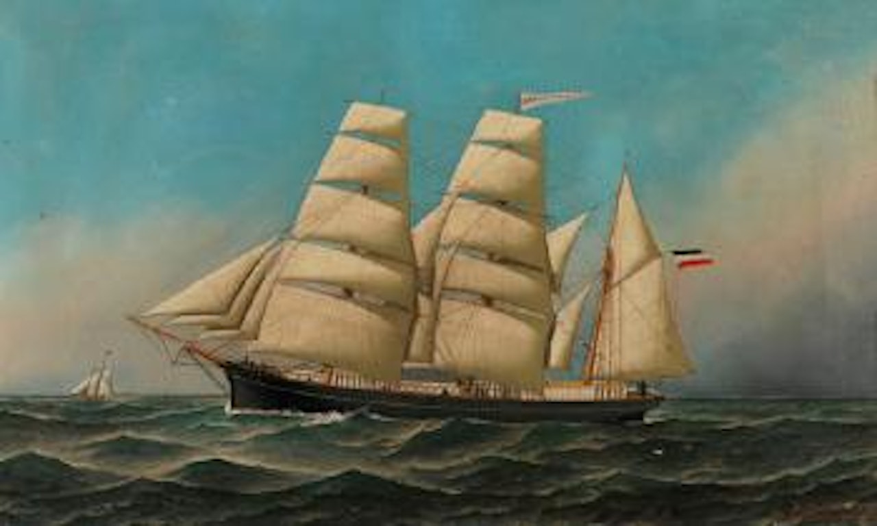 Deutsche Bark 'Arnold von Bippen' aus Wustrow/ Rostock by Antonio Jacobsen