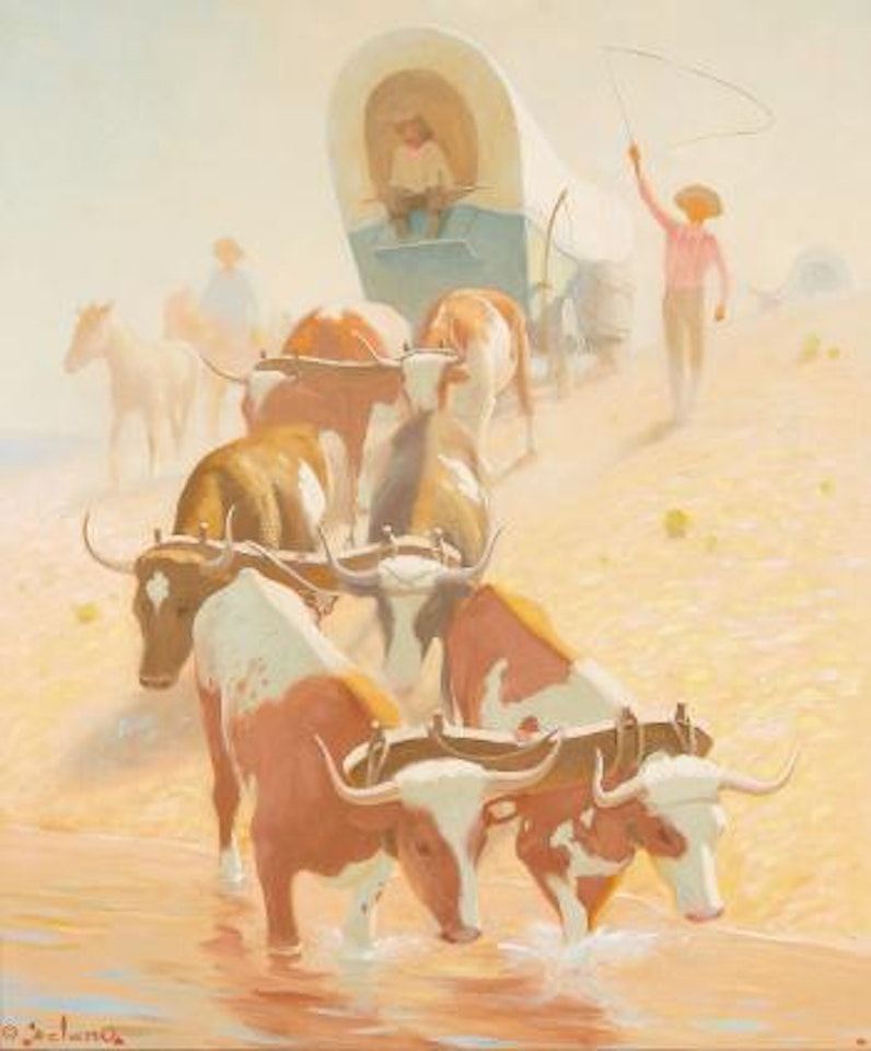 Yews and oxbows by Gerard Curtis Delano