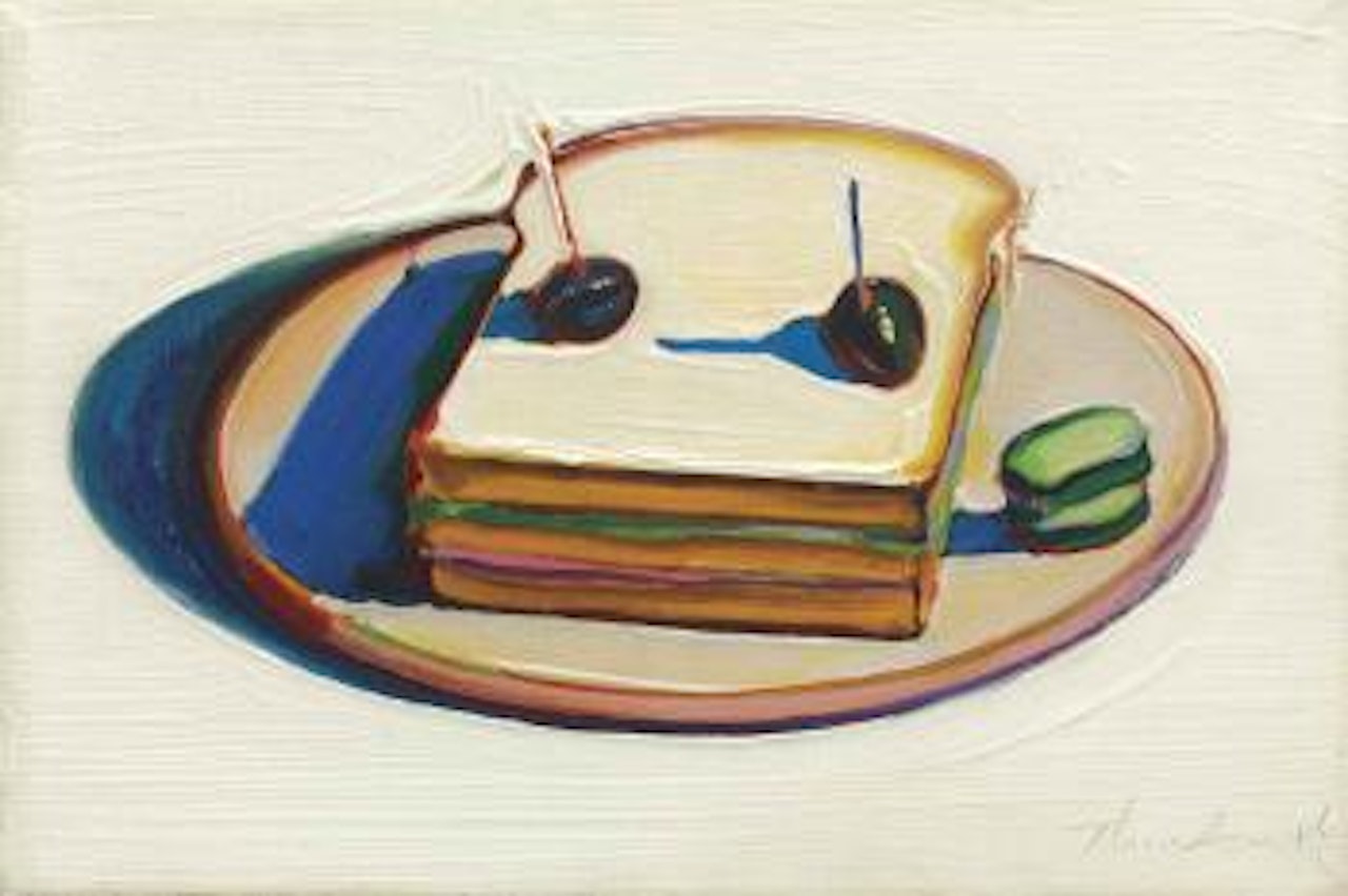 Sandwich by Wayne Thiebaud