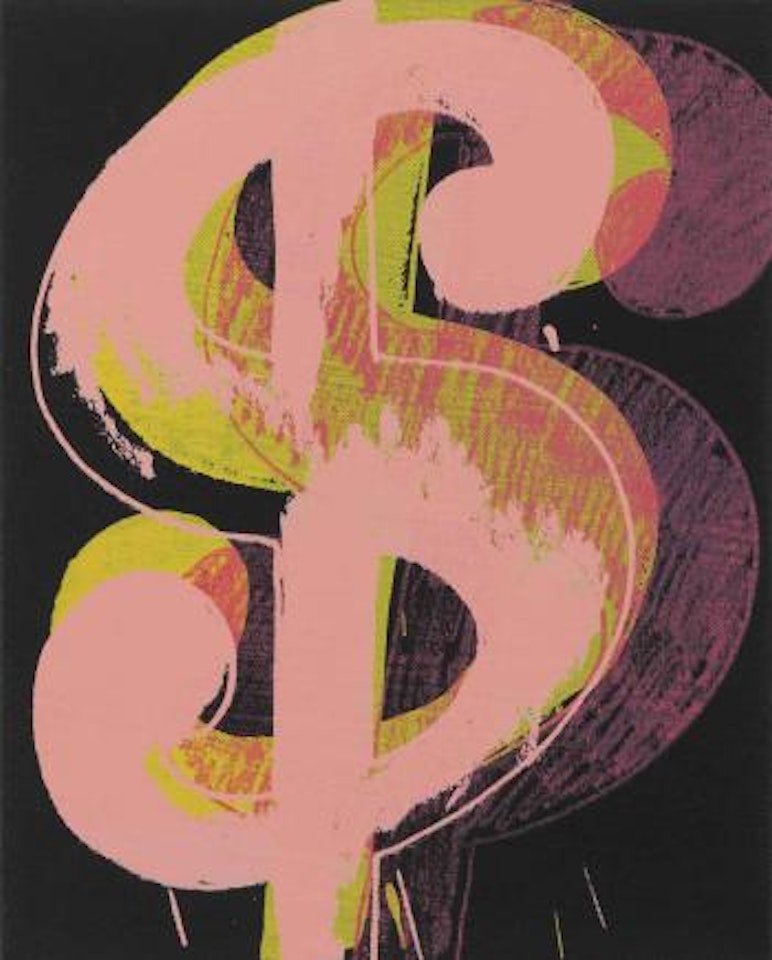 Dollar Sign by Andy Warhol